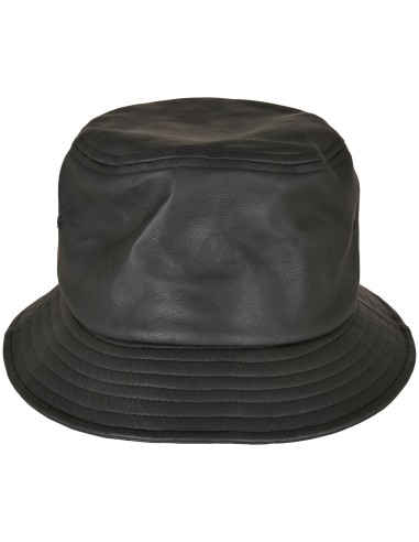 FLE-5003IL-Imitation Leather Bucket Hat